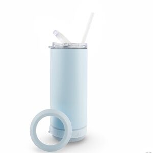 BLUETOOTH 4 IN 1 POWDER COATED CAN COOLER SPEAKER ICE WONDERLAND CUSTOM ENGRAVED